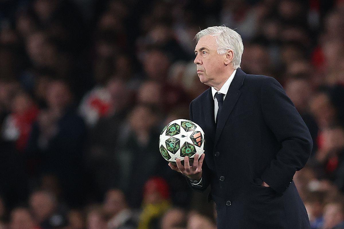 أنشيلوتي يحدد تشكيل خط وسط ريال مدريد لمواجهة آرسنال