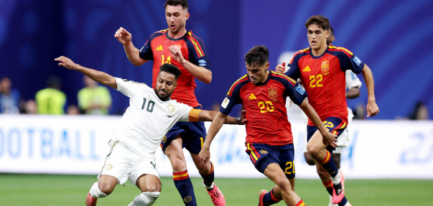 سالم الدوسري يتحدى بعد رباعية إسبانيا: سنقاتل للتأهل والمنتخب السعودي من الأفضل عالمياً