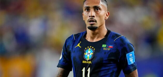 رسمياً.. البرازيل تعلن تشخيص إصابة رافينها وحسم موقفه من مغادرة كأس العالم